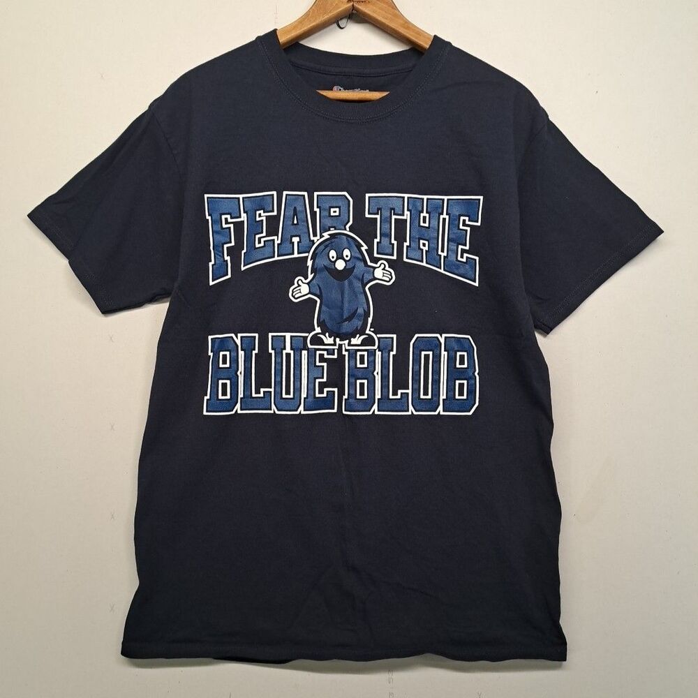 Xavier Musketeers Fear The Blue Blob Champion T-Shirt M Navy NCAA Basketball